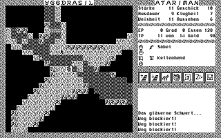 Gläserne Schwert (Das) atari screenshot